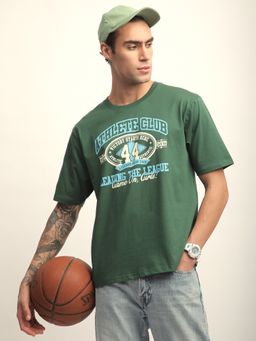 DILLINGER - Mens Short Sleeve Oversized Round Neck Printed T-shirt