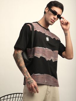 Difference of Opinion - Mens Short Sleeve Oversized Round Neck Printed T-shirt