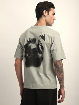 Difference of Opinion - Mens Short Sleeve Oversized Round Neck Printed T-shirt