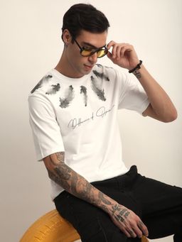 Difference of Opinion - Mens Short Sleeve Oversized Round Neck Printed T-shirt