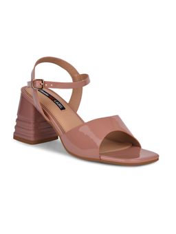 Bata - Women Nude Stylish Block Sandal Heels