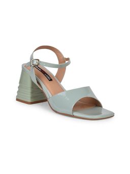 Bata - Women Green Stylish Block Sandal Heels