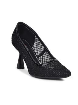 Bata - Women Black Elegant Kitten Pump Heels