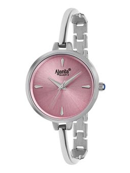 Ajanta Quartz - Women Pink Round Dial Analog Watch - AWC052PMSL/1 (M)