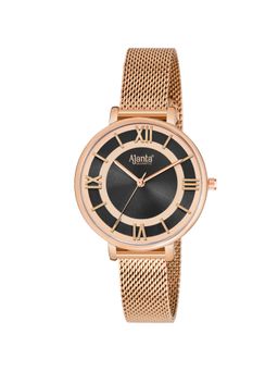 Ajanta Quartz - Women Black Round Dial Analog Watch - AWC701TAL/2 (M)