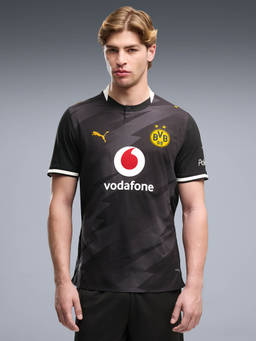 Puma - Men Borussia Dortmund 26/27 Mens Authentic Away Jersey - Black