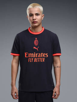 Puma - Men AC Milan Mens Third Authentic Jersey - Blue