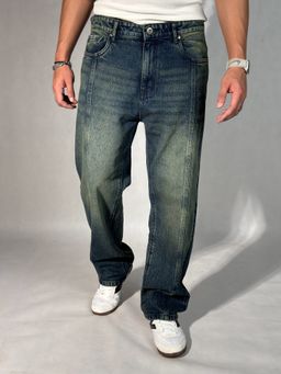 Off Duty India - Blue Tinted Super Baggy Jeans