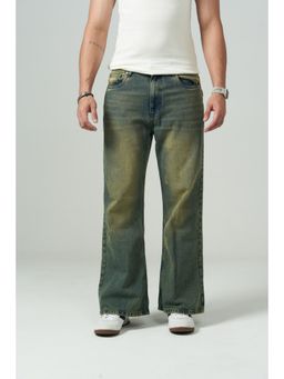 Off Duty India - Blue Copper Comeback Bootcut Jeans