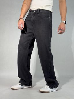 Off Duty India - Faded Black Revival Edge Straight Fit Jeans