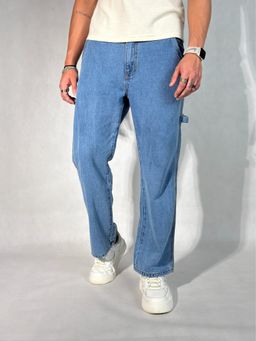 Off Duty India - Deep Indigo Heavy Duty Utility Straight Leg Jeans