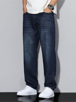 Off Duty India - Raw Indigo Straight Fit Jeans