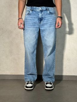 Off Duty India - Steel Blue Straight Fit Jeans