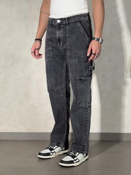 Off Duty India - Greyscale Carpenter Jeans