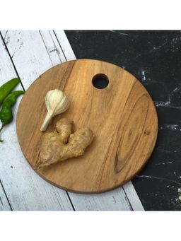 Oggn - Round Chopping Board with Inner Hole Acacia Wood