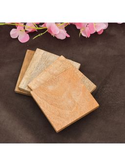 Oggn - Mango Wooden Tea Coaster 4"Inch