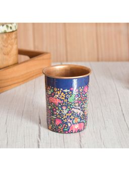 Oggn - Meena Printed Copper Glass 250ml