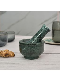 Oggn - Granite Okhali Set Mortar Pestle 4"Inch