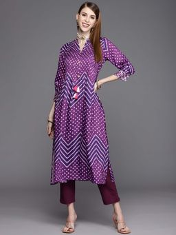 Varanga - Gehan Women Straight Bandhani Kurta