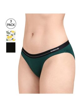 Tailor and Circus - Women Bikini Multi-Color Low Waist (Pack of 3)