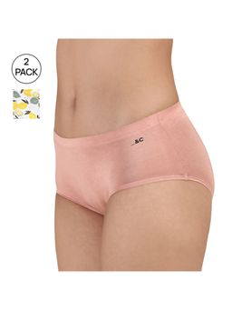 Tailor and Circus - Women Bare Hipsters Multi-Color Mid Waist (Pack of 2)