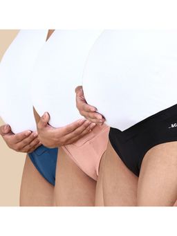 Tailor and Circus - Womens Low-Rise Maternity Comfort Panty Multi-Color (Pack of 3)