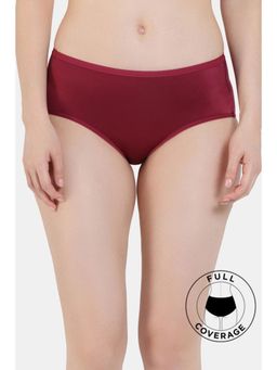 Zivame - Marshmellow Medium Rise Full Coverage Hipster Panty - Rho Rhodendron