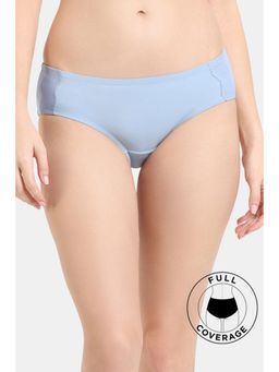 Zivame - Shimmer Wave Low Rise Full Coverage Hipster Panty - Blue