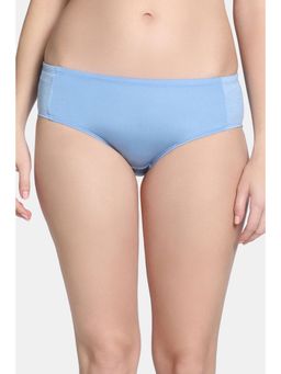 Zivame - Shimmering Secrets Low Rise Full Coverage Hipster Panty - Endless Sky