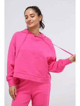 NeceSera - Pink Yarrow Terry Travel Hoodie