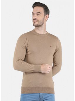 Monte Carlo - Beige Wool Crew Neck Sweater