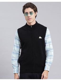 Monte Carlo - Black Wool Blend High Neck Sweater