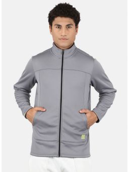 Rock.it - Full Sleeve Grey Polyester Sweatshirt