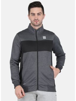 Rock.it - Full Sleeve Black Polyester Blend Sweatshirt