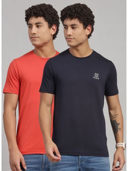 Rock.it - Rust Half Sleeve Slim Round Neck T-Shirt