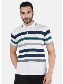 Monte Carlo - Blue Half Sleeve Regular Collar Polo T-Shirt