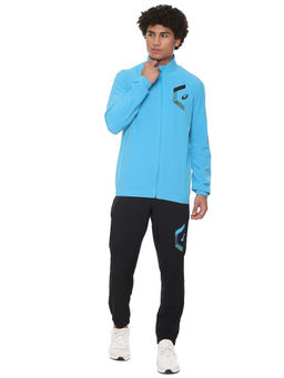 ASICS - Half Hexagon Graphic Blue Mens Tracksuits (Set of 2)