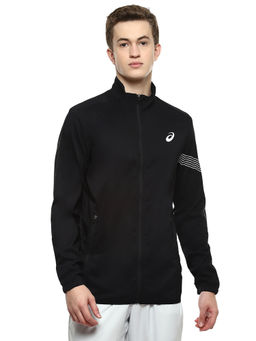 ASICS - Pattern Woven Black Mens Jackets