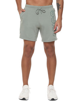 ASICS - 7In Printed Sweat Grey Mens Shorts