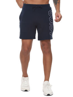 ASICS - 7In Printed Sweat Blue Mens Shorts