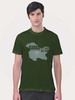 Aero Armour - Kargil Map T-Shirt Olive