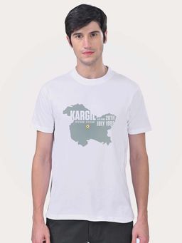 Aero Armour - Kargil Map T-Shirt White