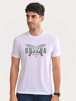 Aero Armour - Gorkha Regiment T-Shirt White
