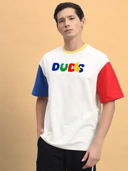 WEARDUDS - Adonis Color Blocked Oversized T-Shirt