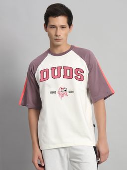 WEARDUDS - Kingdom Raglan Blocked Oversized T-Shirt