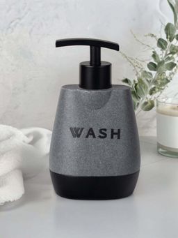The Better Home - Bathroom Soap Dispenser, 250Ml, Grey-Black