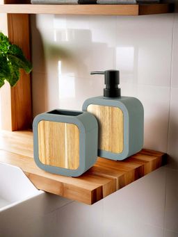 The Better Home - Bathroom Accessories, Pack Of 2, 380Ml, Grey