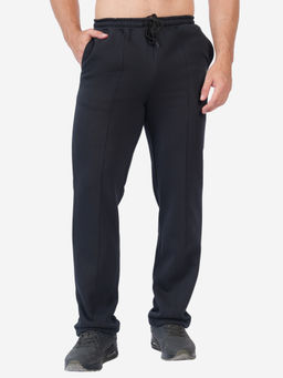 Bonjour - Men Charcoal Cotton Drawstring Trackpants