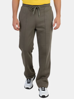 Bonjour - Men Olive Cotton Drawstring Trackpants