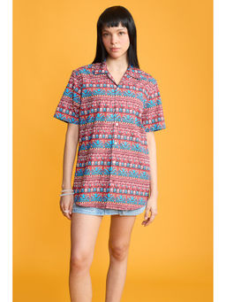 FREAKINS - Multi-Color Printed Motifs Womens Shirt